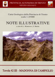 Copertina Note Illustrative Tavola "Madonna di Campiglio"
