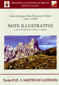 Copertina note illustrative - Tavola "San Martino di Castrozza"