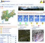 Home page del sito www.meteotrentino.it