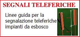 Linee guida per segnalazione visiva sugli impianti da esbosco per prevenire i rischi connessi al volo a bassa quota degli aeromobili della protezione civile.